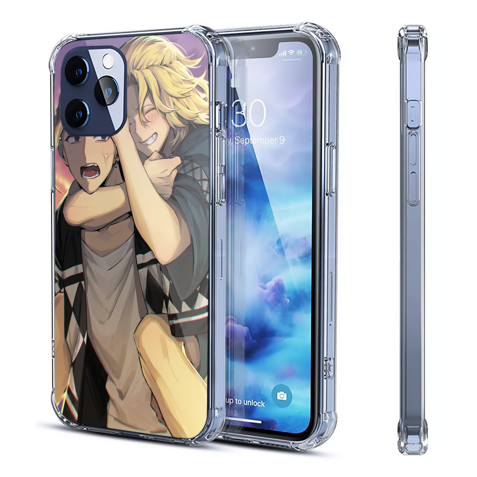 （画像用） 東京リベンジャーズ Tokyo Revengers 【iPhone 12シリーズ対応】透明スマホケース（クリアソフトケース）